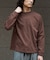 WEB限定／度詰めプレーティングクロップドTシャツ長袖