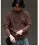WEB限定／度詰めプレーティングクロップドTシャツ長袖