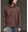 WEB限定／度詰めプレーティングクロップドTシャツ長袖