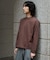 WEB限定／度詰めプレーティングクロップドTシャツ長袖