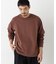 WEB限定／度詰めプレーティングクロップドTシャツ長袖