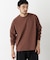 WEB限定／度詰めプレーティングクロップドTシャツ長袖