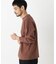 WEB限定／度詰めプレーティングクロップドTシャツ長袖