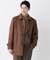 「NEW ON COAT」ウール／Nショートステンカラーコート
