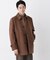 「NEW ON COAT」ウール／Nショートステンカラーコート