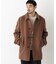 「NEW ON COAT」ウール／Nショートステンカラーコート