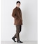 「NEW ON COAT」ウール／Nショートステンカラーコート