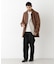 「NEW ON COAT」ウール／Nショートステンカラーコート
