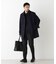 「NEW ON COAT」ウール／Nショートステンカラーコート