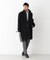 「NEW ON COAT」ウール／Nスタンドカラーコート