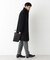 「NEW ON COAT」ウール／Nスタンドカラーコート