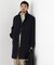 「NEW ON COAT」ウール／Nスタンドカラーコート