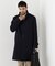 「NEW ON COAT」ウール／Nスタンドカラーコート
