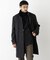 「NEW ON COAT」ウール／Nスタンドカラーコート