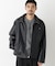 「SURPLUS」 フェイクレザーブルゾン