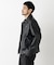 「SURPLUS」 フェイクレザーブルゾン