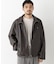 「SURPLUS」 フェイクレザーブルゾン