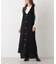 ファースリーブトップス×パールワンピース アンサンブルセット