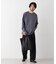 「モダンコンフォートシリーズ」モクロディ ボートネック サイドスリット Tシャツ