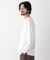 「モダンコンフォートシリーズ」モクロディ ボートネック サイドスリット Tシャツ