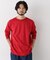 「モダンコンフォートシリーズ」モクロディ ボートネック サイドスリット Tシャツ
