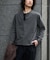 WEB限定／度詰めプレーティングフェードカラークロップドTシャツ長袖