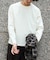 WEB限定／度詰めプレーティングフェードカラークロップドTシャツ長袖