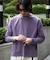 WEB限定／度詰めプレーティングフェードカラークロップドTシャツ長袖