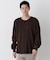 ヘヴィーワッフルクルーネックTシャツ 長袖