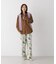 ベロアプリントパンツ