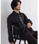 ｢ASSEMBLANC｣ カシミヤブレンドリバーZIPブルゾン