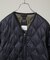 TAION／MILITARY W-ZIP V NECK DOWN JKT