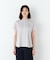 《大人気追加入荷！ ／ 洗える》ライトカットソースタンドフリルブラウス