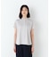 《大人気追加入荷！ ／ 洗える》ライトカットソースタンドフリルブラウス