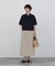 ◆《接触冷感》 フィンリーチェック衿付きカットソー