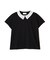 ◆《洗える》 レース衿スムースＴシャツ