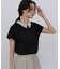 ◆《洗える》 レース衿スムースＴシャツ