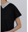 ◆《洗える》 レース衿スムースＴシャツ