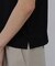 ◆《洗える》 レース衿スムースＴシャツ