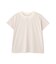 ◆《洗える》 レース衿スムースＴシャツ