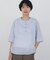 ◆《洗える ／ Good Price》 エンブロイダリードッキングブラウス