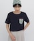 《 大人気！ ／ CLOUDYコラボ 》アフリカンモチーフ  ポケットＴシャツ