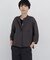 ◆≪名品 ／ 洗える ／ 4色展開！≫ラミーバンドカラーシャツブラウス