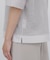 ◆≪清涼アイテム ／ 洗える≫ リーフ格子レース　ポロＴシャツ