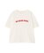 ◆フロッキープリントクルーネックＴシャツ