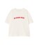 ◆フロッキープリントクルーネックＴシャツ