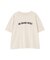 ◆フロッキープリントクルーネックＴシャツ
