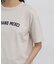 ◆フロッキープリントクルーネックＴシャツ