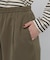 ◆スェード調サテンドロストパンツ