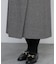 へリンボンツィードラップライクタックスカート